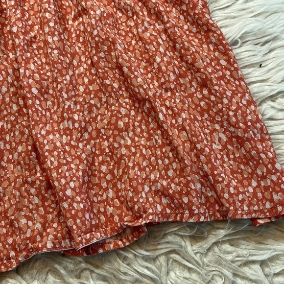 Anthropologie Dolan Rebecca Dot Smocked Short Sleeve Top sz S - Picture 8 of 11